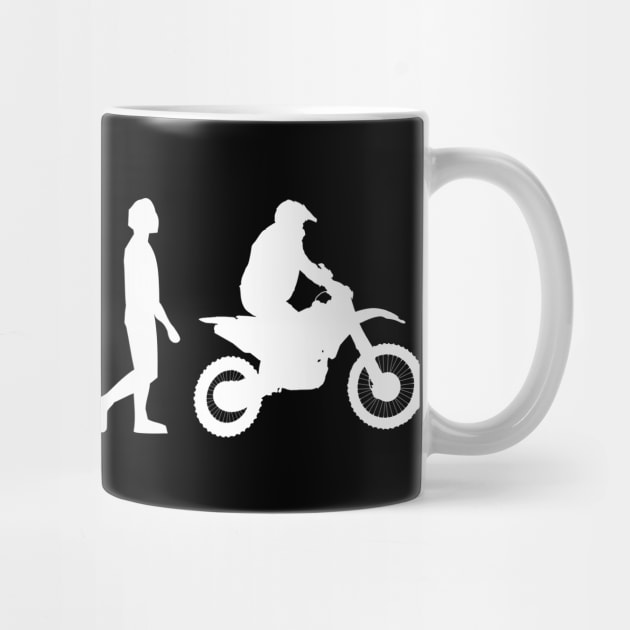 Funny Motocross Evolution Gift For Motocross Riders by OceanRadar